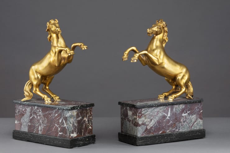 Pair of horses, France, 19th century
