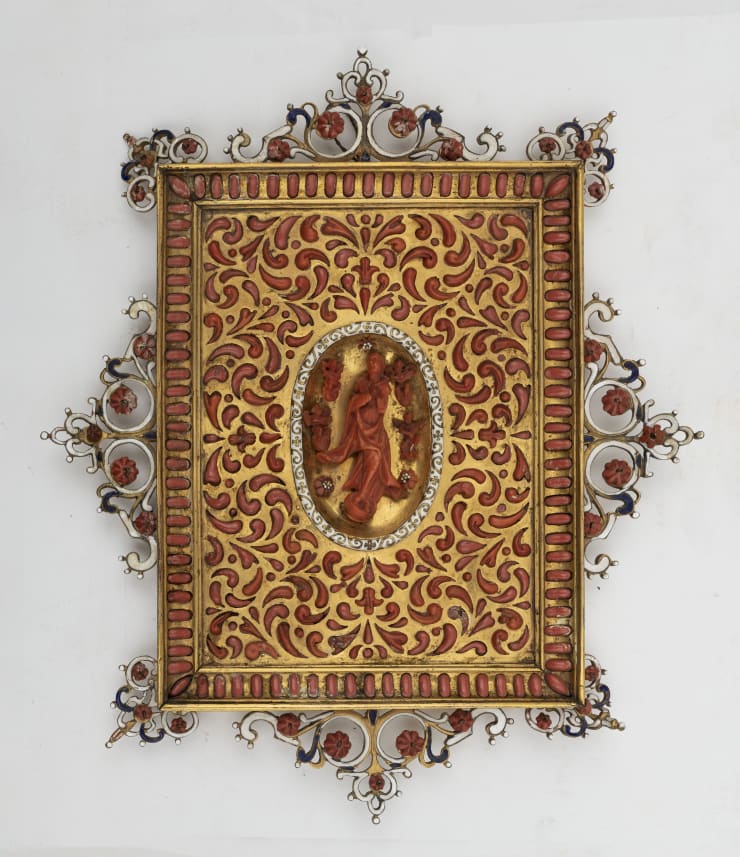DEVOTIONAL PLAQUE, Trapani, late 17th - early 18th century