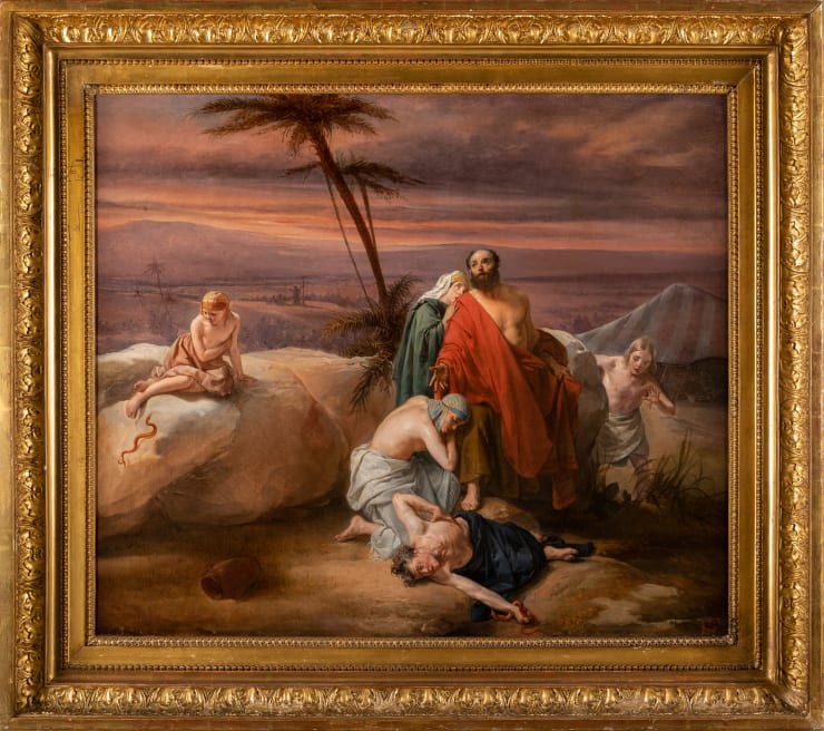 Andrea Appiani il Giovane, God sends serpents to punish the people of Israel