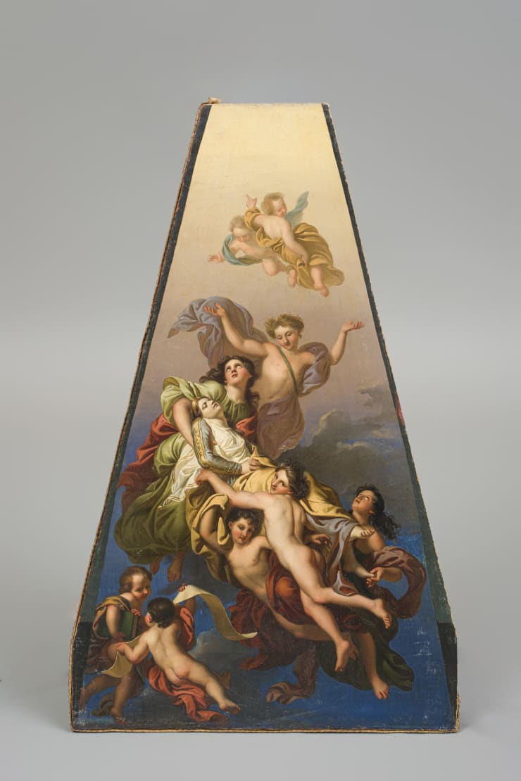 Enrico Scuri, EPISODES FROM THE LIVES OF LODI SAINTS, SKETCHES FOR THE DOME OF LODI CATHEDRAL, 1840