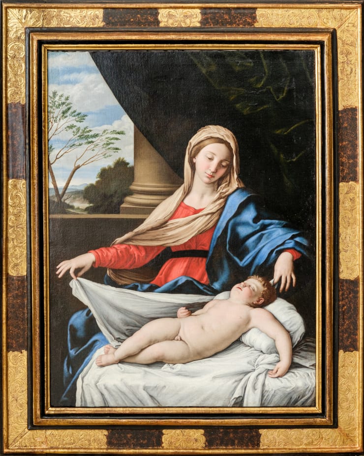 Giovanni Battista Salvi, also called Sassoferrato, Virgin with sleeping Child