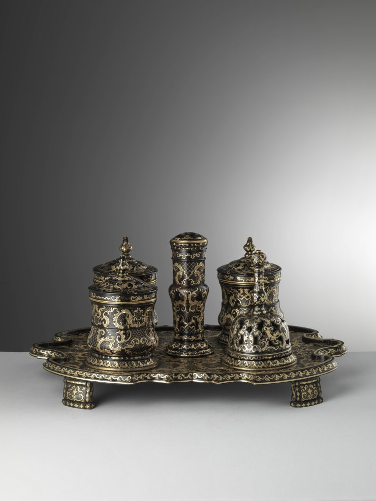 Attr. to Giuseppe and Gennaro Sarao, INKWELL , Naples, 18th century (1720-1740)