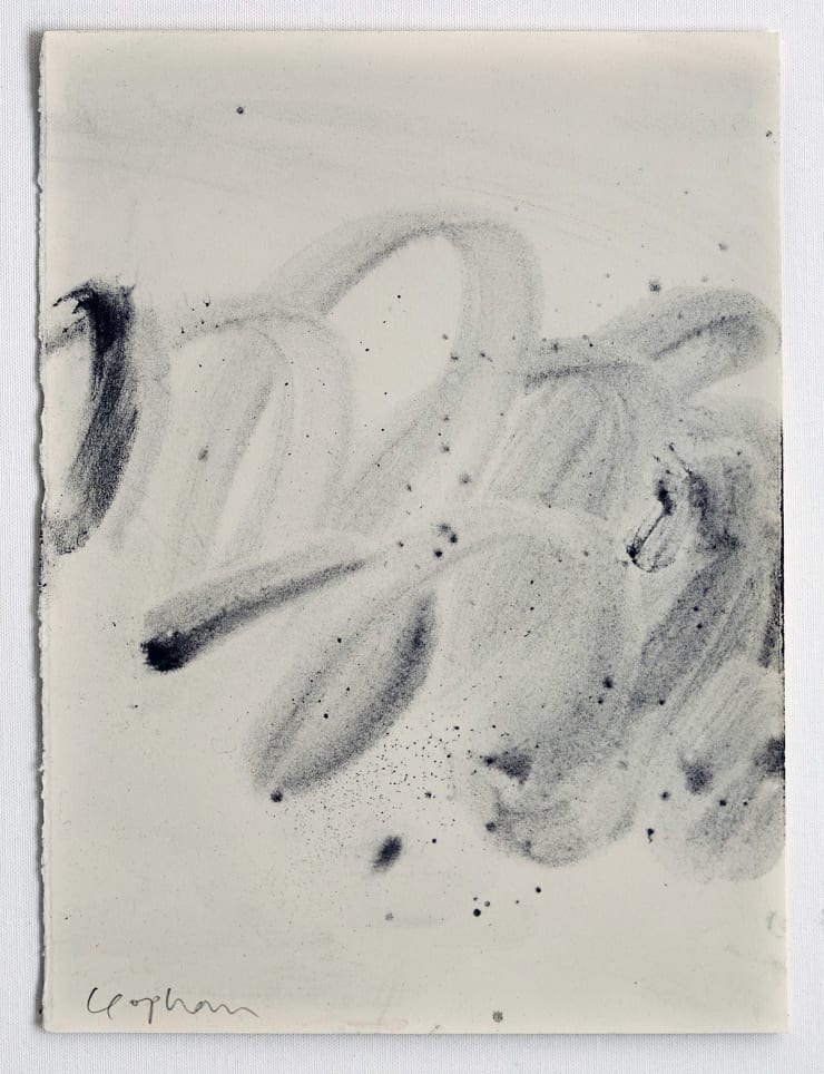 Aurora, 2021 Carbon powder on Somerset 300gsm paper 45 x 35cm