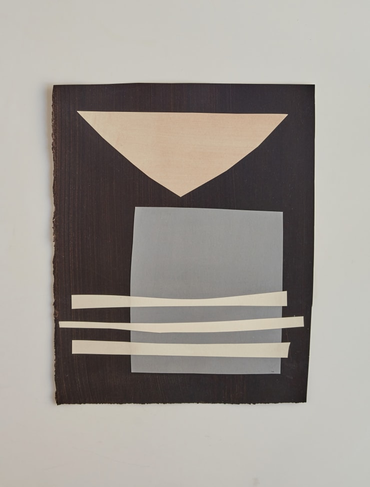 Paper Cut 50-25, 2025 Acrylic on paper 30 x 25cm