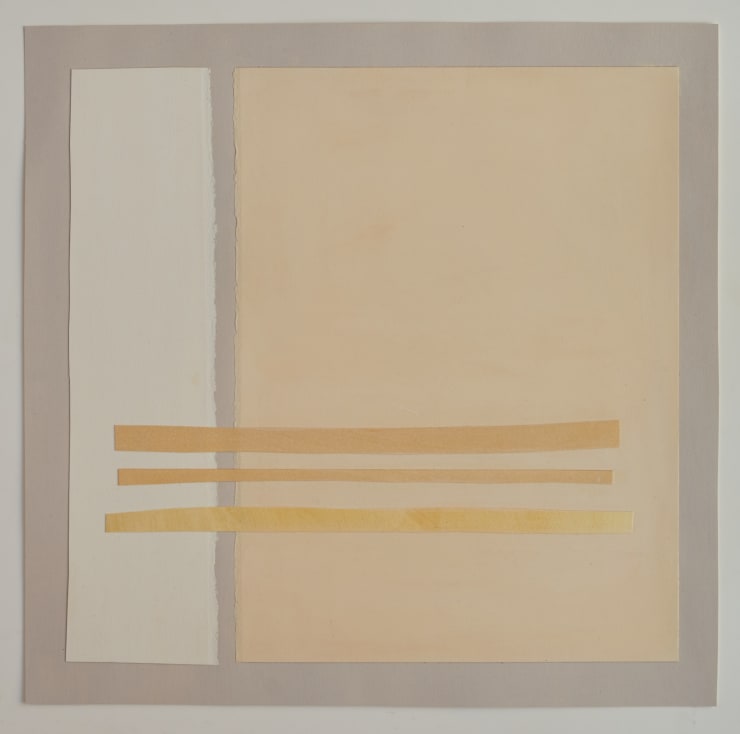 Paper Cut 64-25, 2025 Acrylic on paper 43.5 x 43.5cm