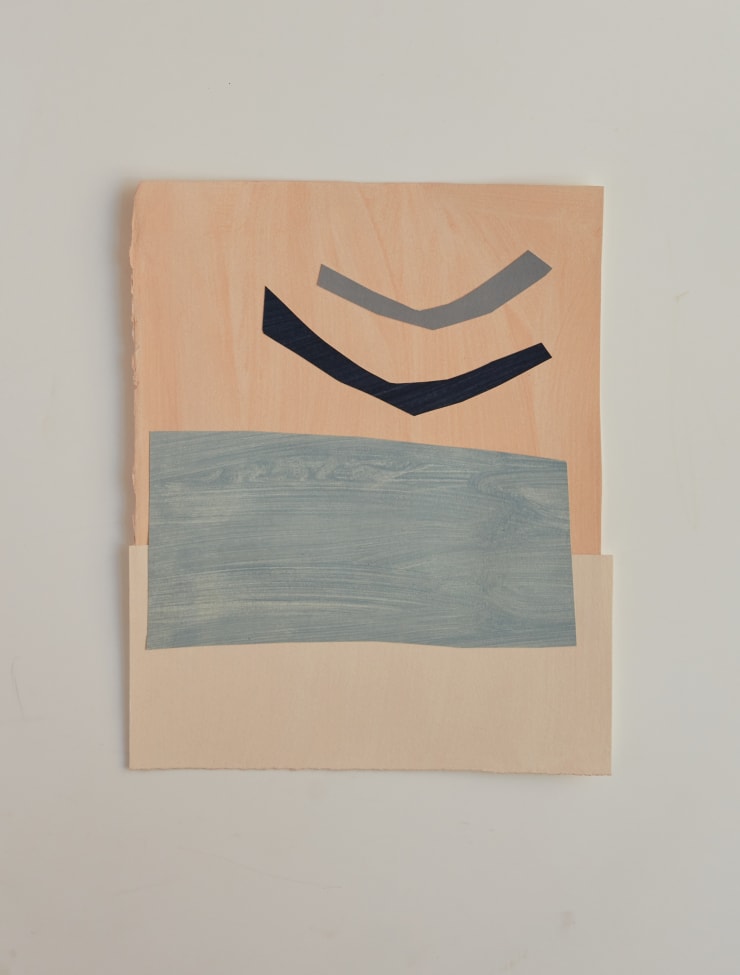 Paper Cut 65-25, 2025 Acrylic on paper 30 x 25cm