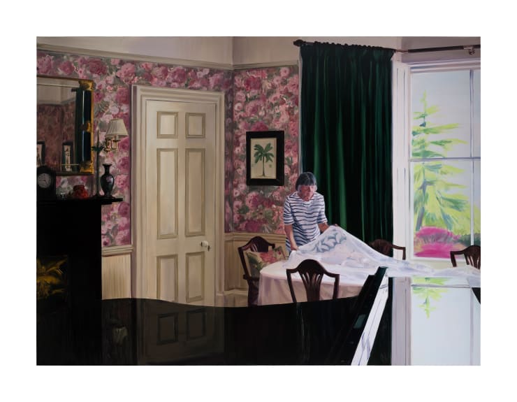 Caroline Walker, Table Laying, Late Morning, May, 2020