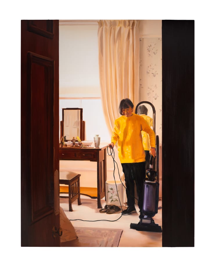 Caroline Walker, Hoovering, First Thing, December, 2020