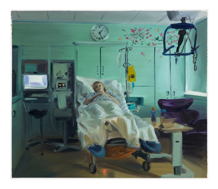Caroline Walker, Study for Labour Ward, 2022