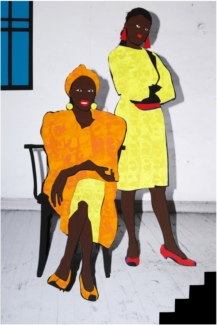 Vincent Michéa, Composition, étude pour une grande peinture, 2021