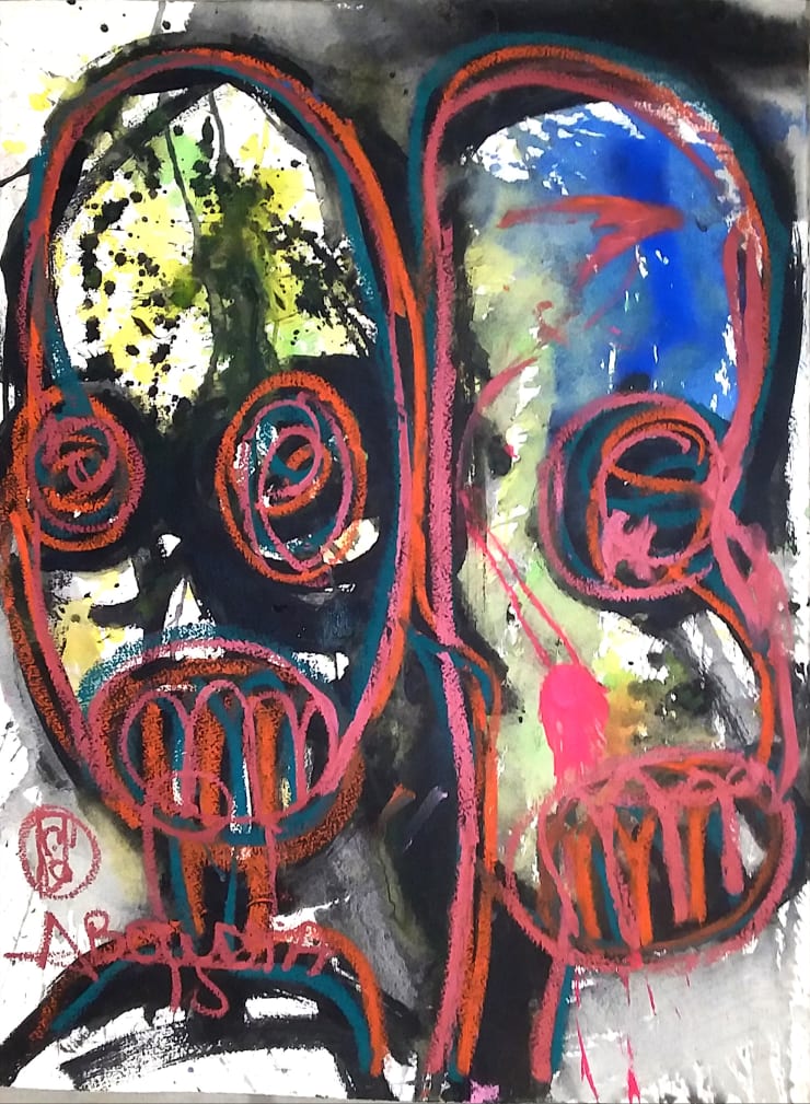 Aboudia, Môgô Dakar #8, 2019