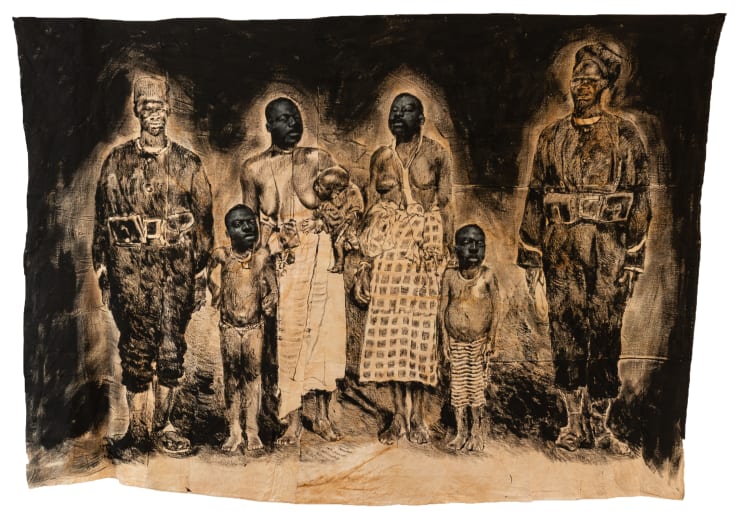 Roméo Mivekannin, Campagne du Maroc - tirailleurs sénégalais et leurs femmes, 2021
