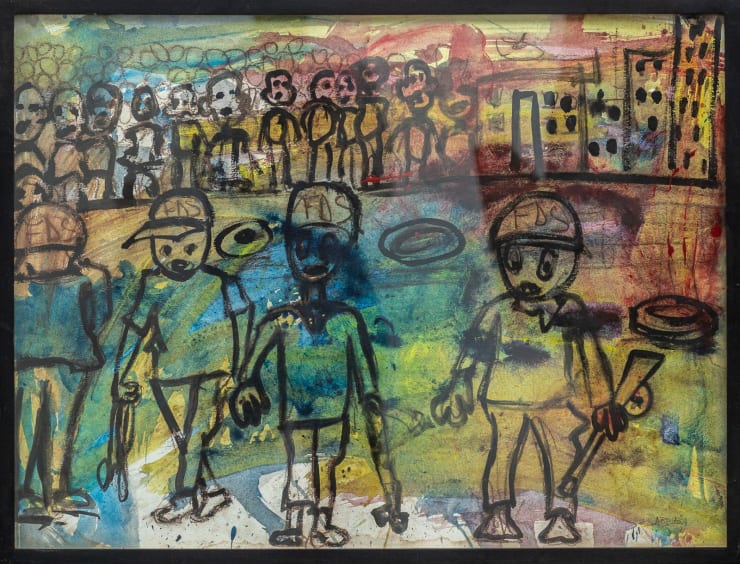 Aboudia, Sans titre, 2011