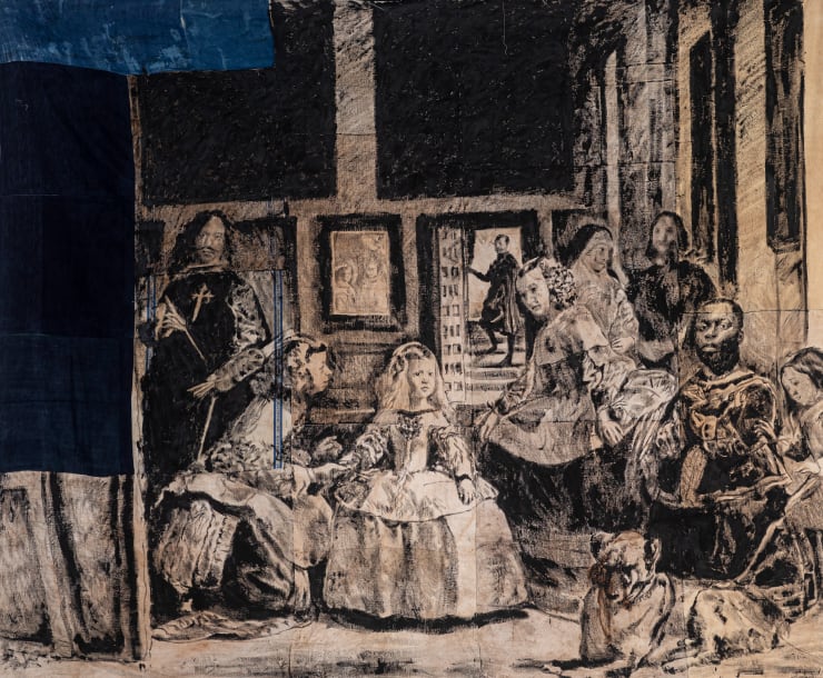 Roméo Mivekannin, Les Ménines, d'après Diego Vélasquez (1656), 2020