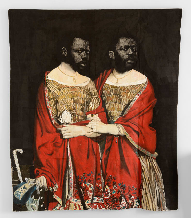 Roméo Mivekannin, The two sisters, after Théodore Chasseriau, 2023