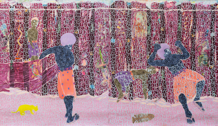 Kassou Seydou, Tefess #1 (Le rivage #1), 2021