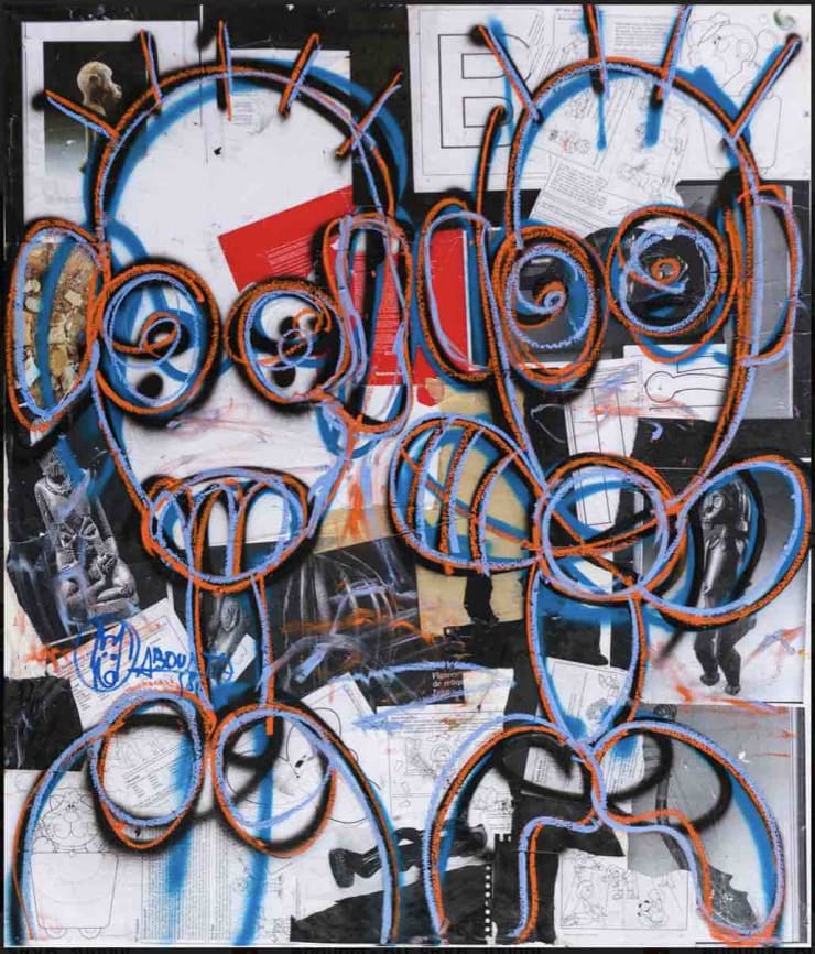 Aboudia, Masquerade #1, 2019