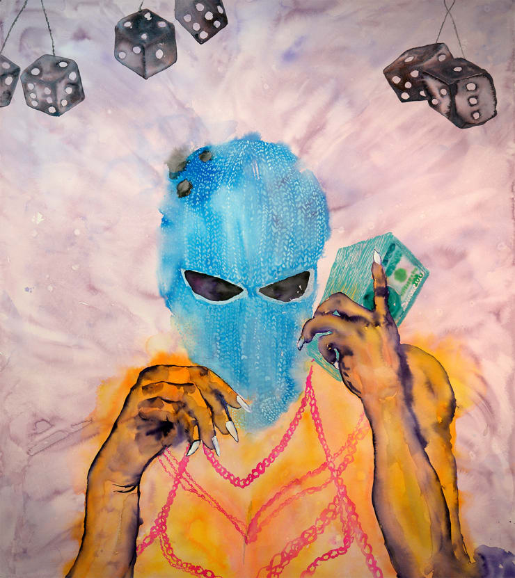 Kambui Olujimi, Bank Robber + Money Stacks, 2023