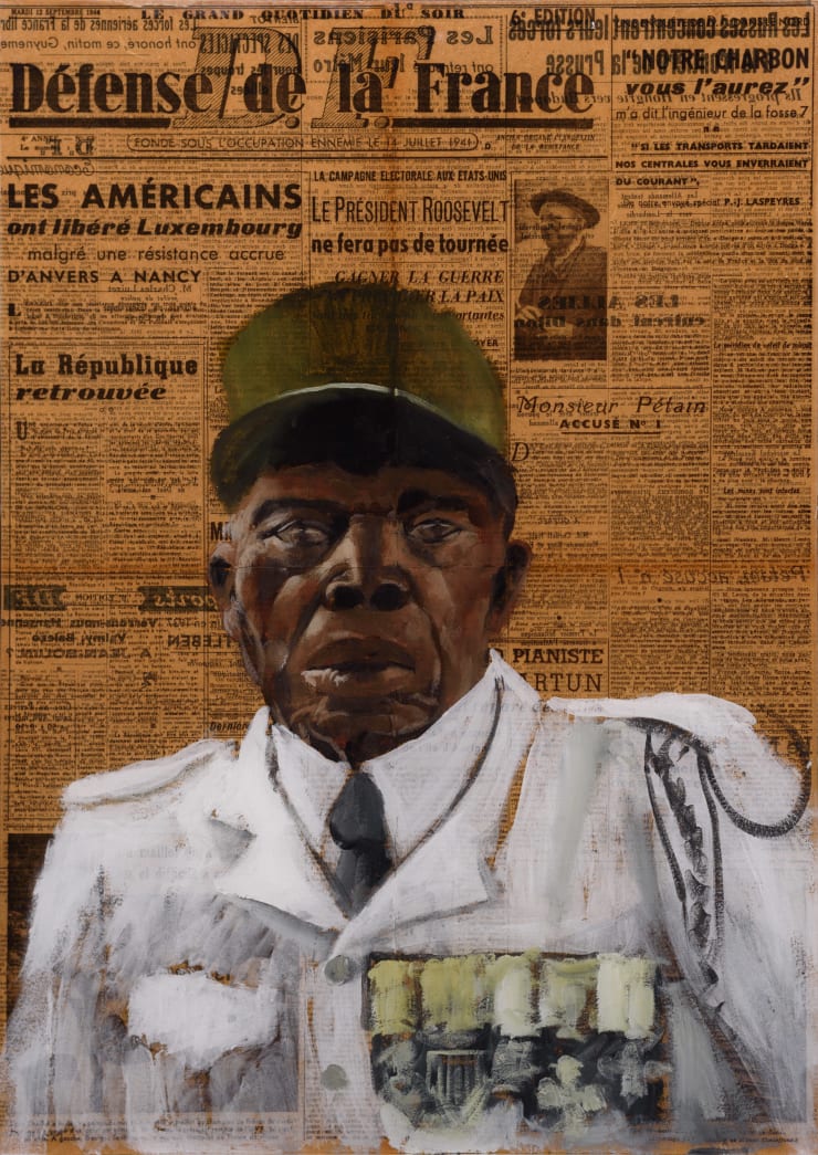 Roméo Mivekannin, Soldat aux gallons, uniforme blanc, 2021