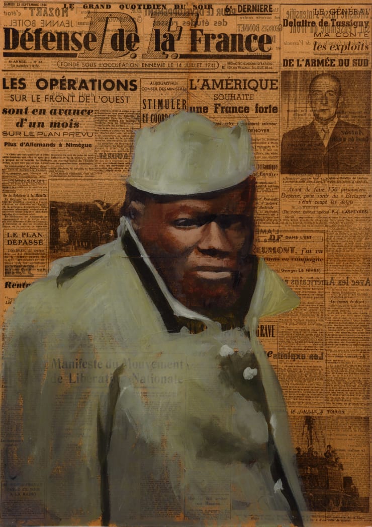 Roméo Mivekannin, Soldat uniforme vert, col levé, 2021