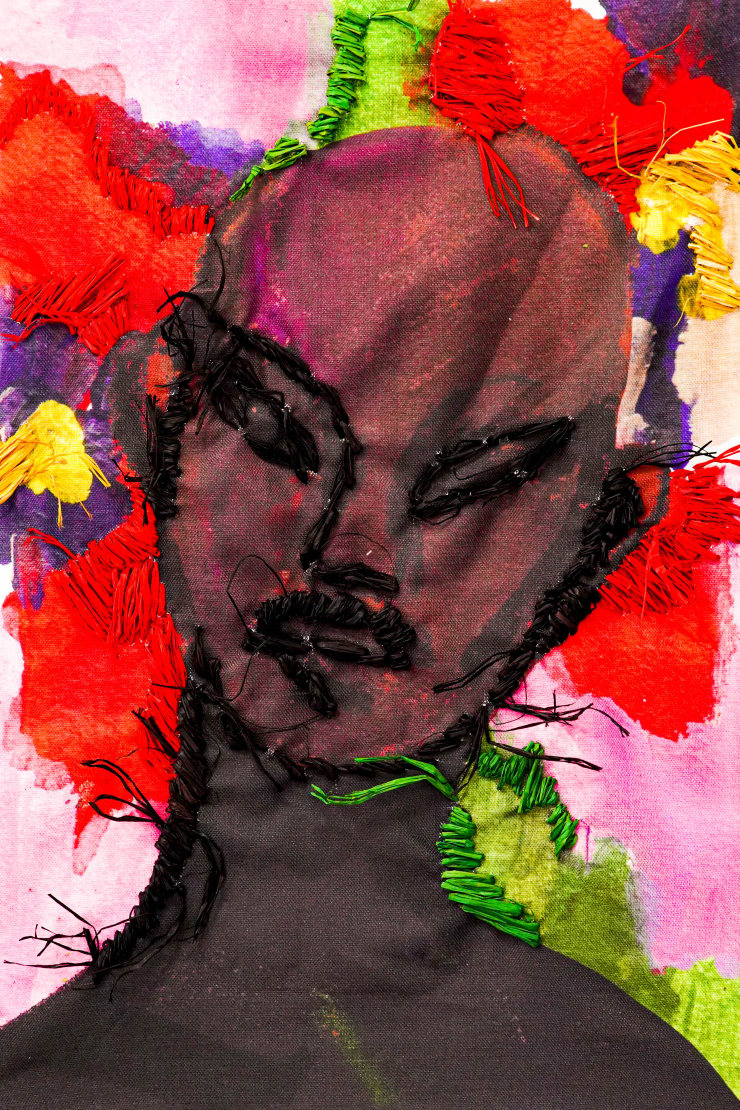 Rachel Marsil, Souvenir 2, série Portraits en fleur, 2022