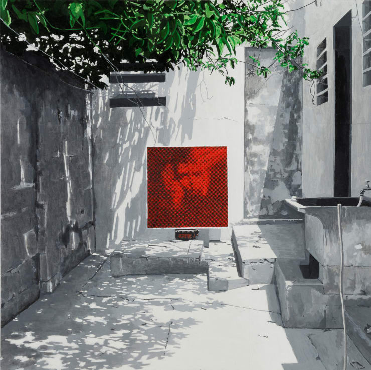 Vincent Michéa, Autoportrait à la zone B, 2019