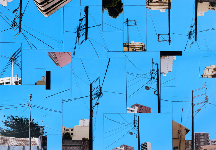 Vincent Michéa, Composition, Etude pour Un grand ciel bleu #2, 2022