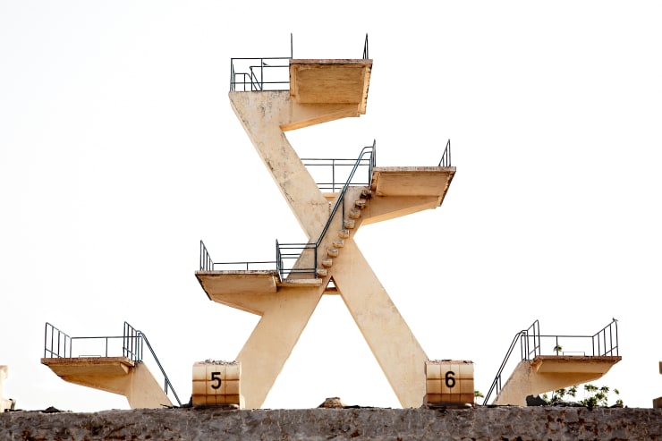 François-Xavier Gbré, Swimming pool #7, Tracks series, Bamako, 2009