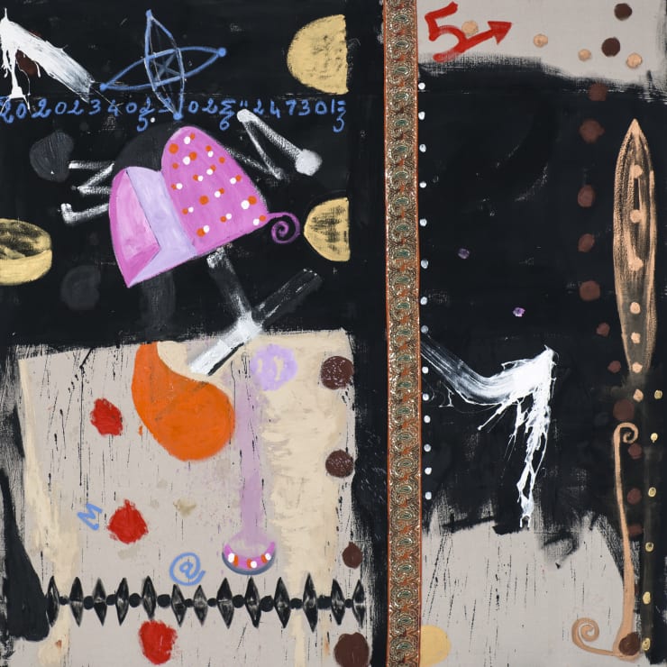 Ouattara Watts, Travel through the night, 2018