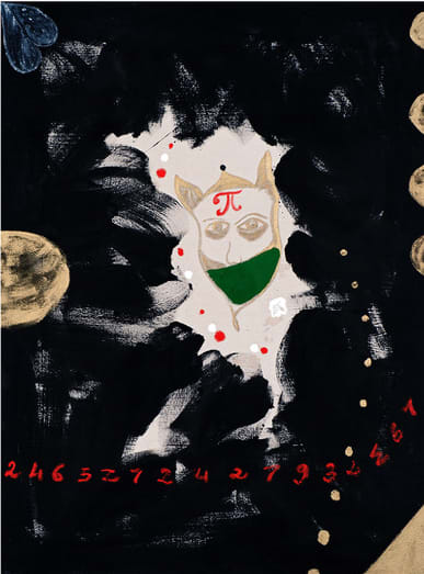 Ouattara Watts, Untitled, 2018
