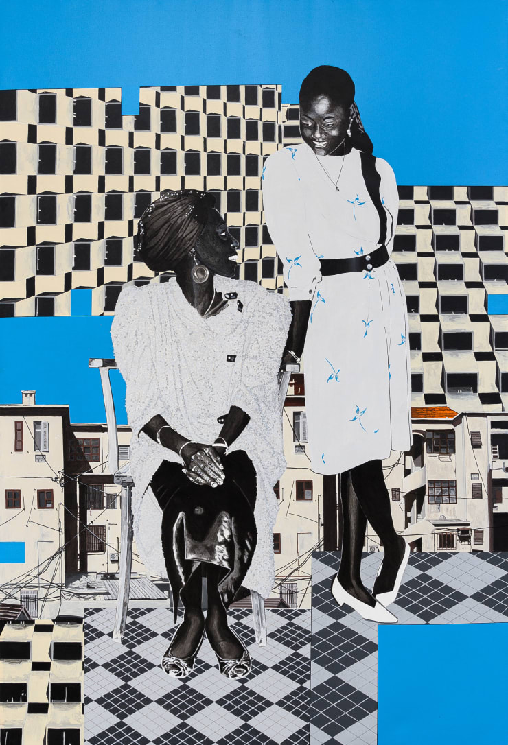 Vincent Michéa, Le grand retour des copines #4, petites fleurs bleues, 2022