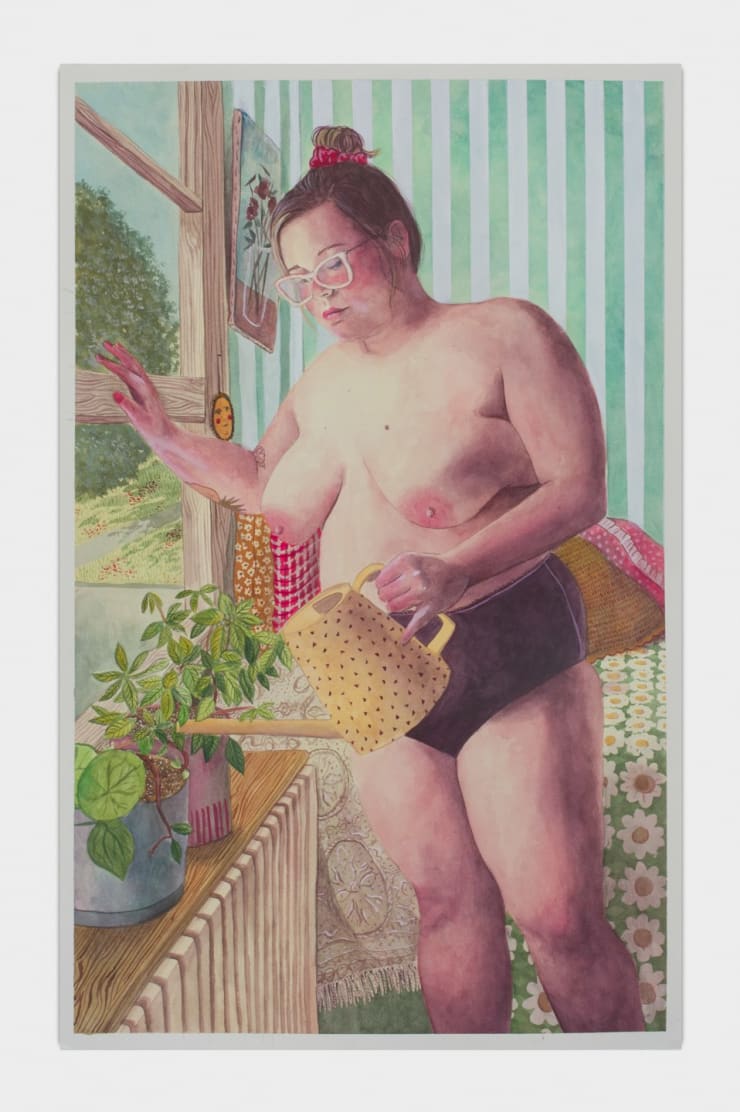 Shona McAndrew, Kelsey Watering Her Plants, 2023