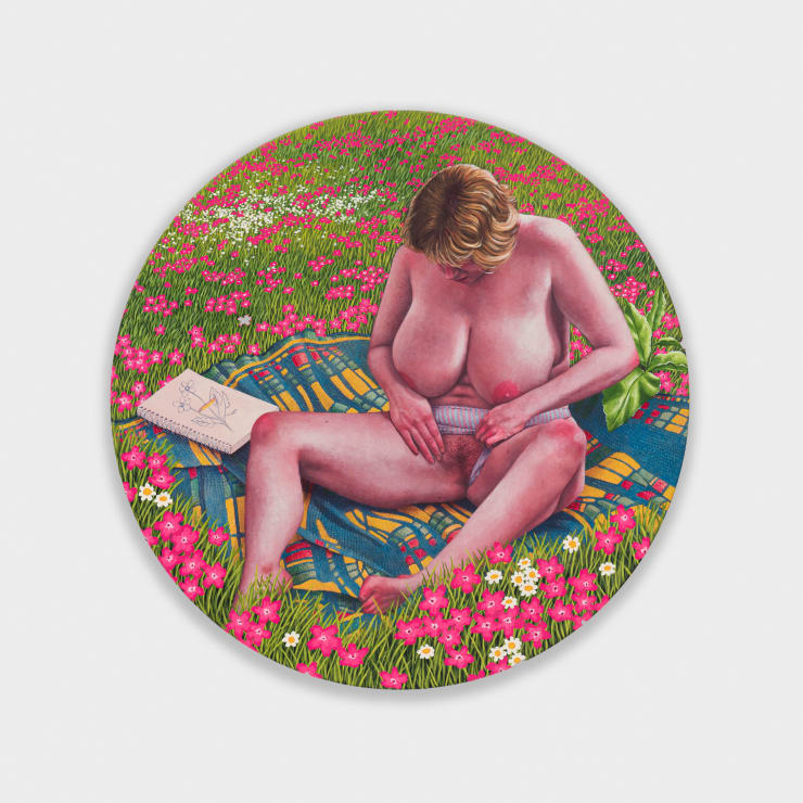 Shona McAndrew, Drawing flowers, 2025