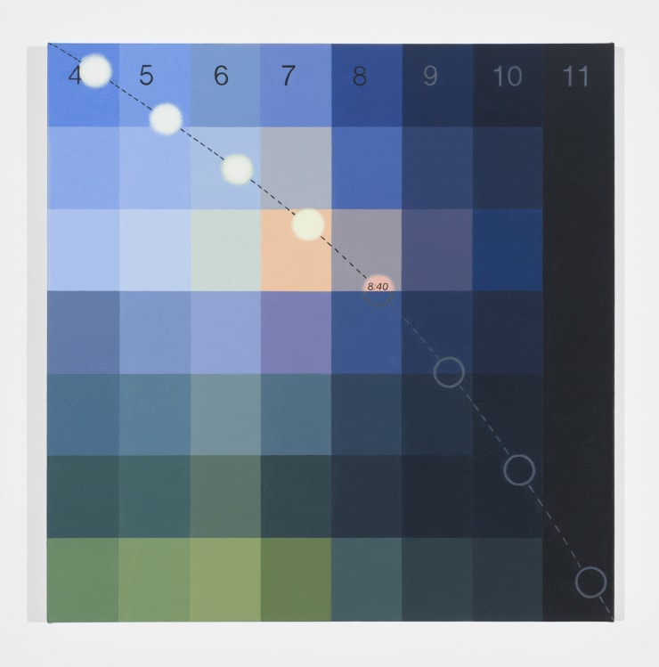 David Aipperspach, Sun Chart, 4-11 pm, 2021