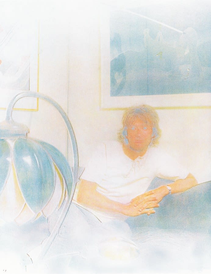 Claude Ferrand Portrait Jean-Loup Sieff , 1975 Photo - Procédé solarisation