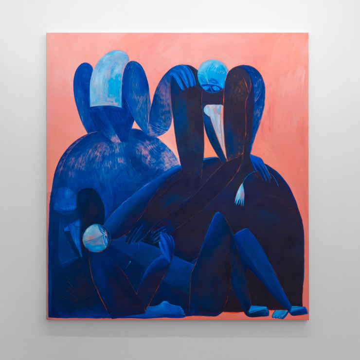 Tahnee Lonsdale Family Dynamics, 2021 Oil on canvas 70 x 64 in 177.8 x 162.6 cm