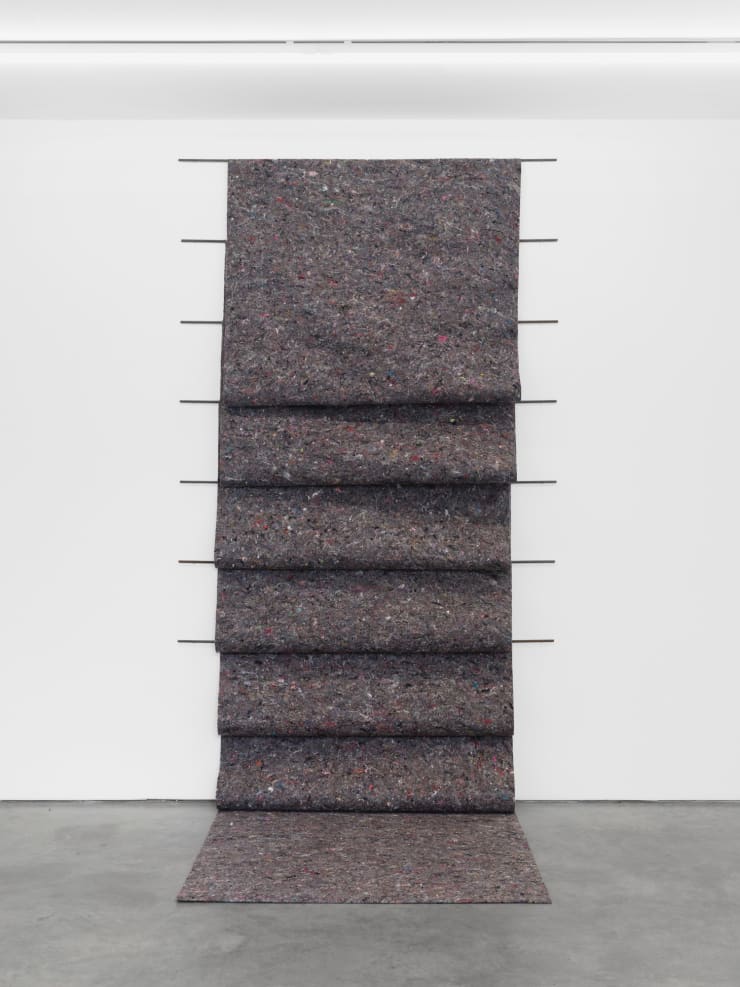 Dux Pacifico Metropolitics, 2022 Felt and rebar 238 x 130 x 103 cm 93 3/4 x 51 1/8 x 40 1/2 in