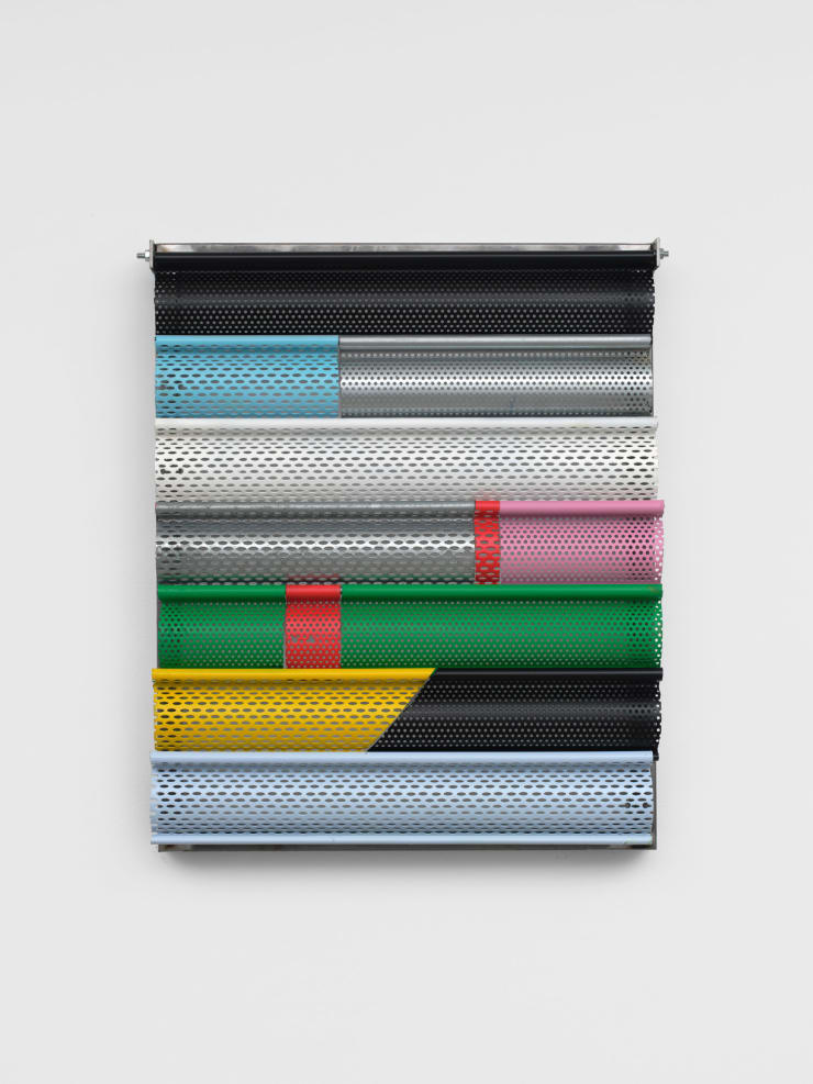 Dux Pacifico Side Business , 2024 Acrylic paint on steel 45 x 55 cm 17 3/4 x 21 5/8 in