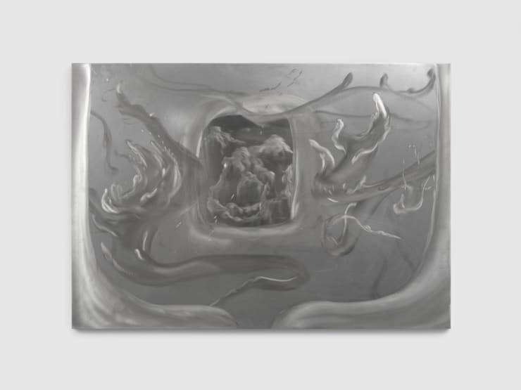 Elli Antoniou The Corridor, 2024 Stainless steel 47 x 67 cm 18 1/2 x 26 3/8 in