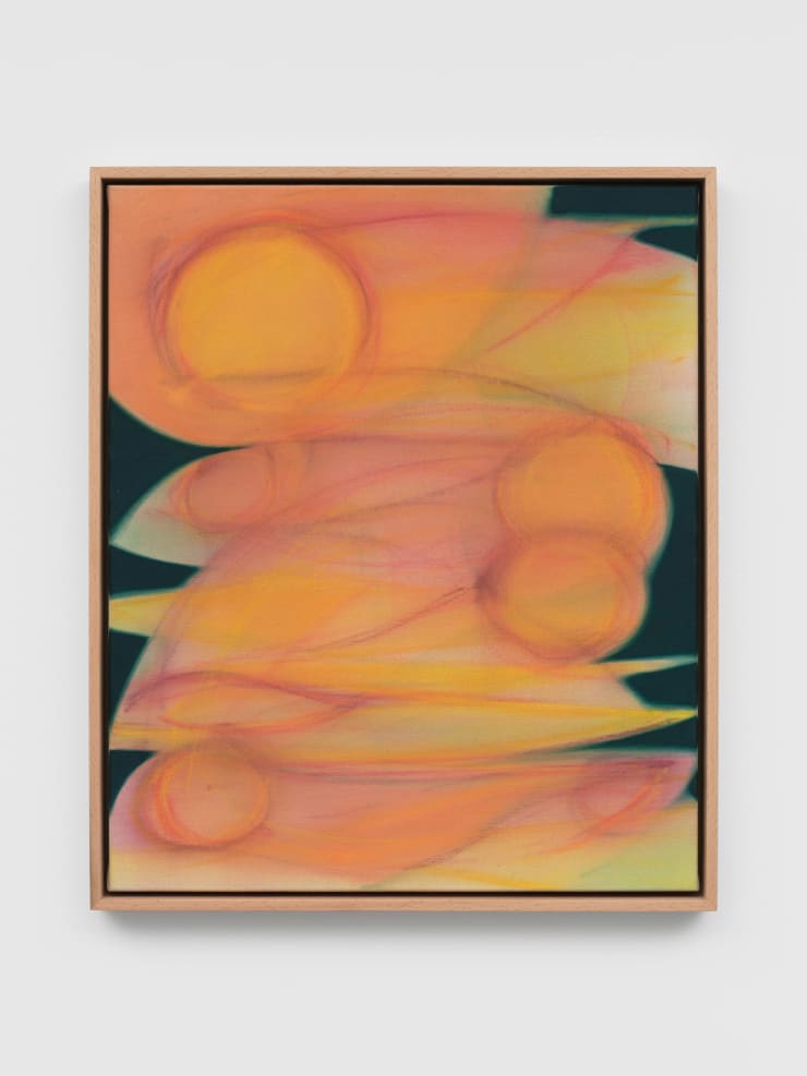 Julien Saudubray Study #37, 2023 Oil and dry pastel on canvas 60 x 50 cm 23 5/8 x 19 3/4 in