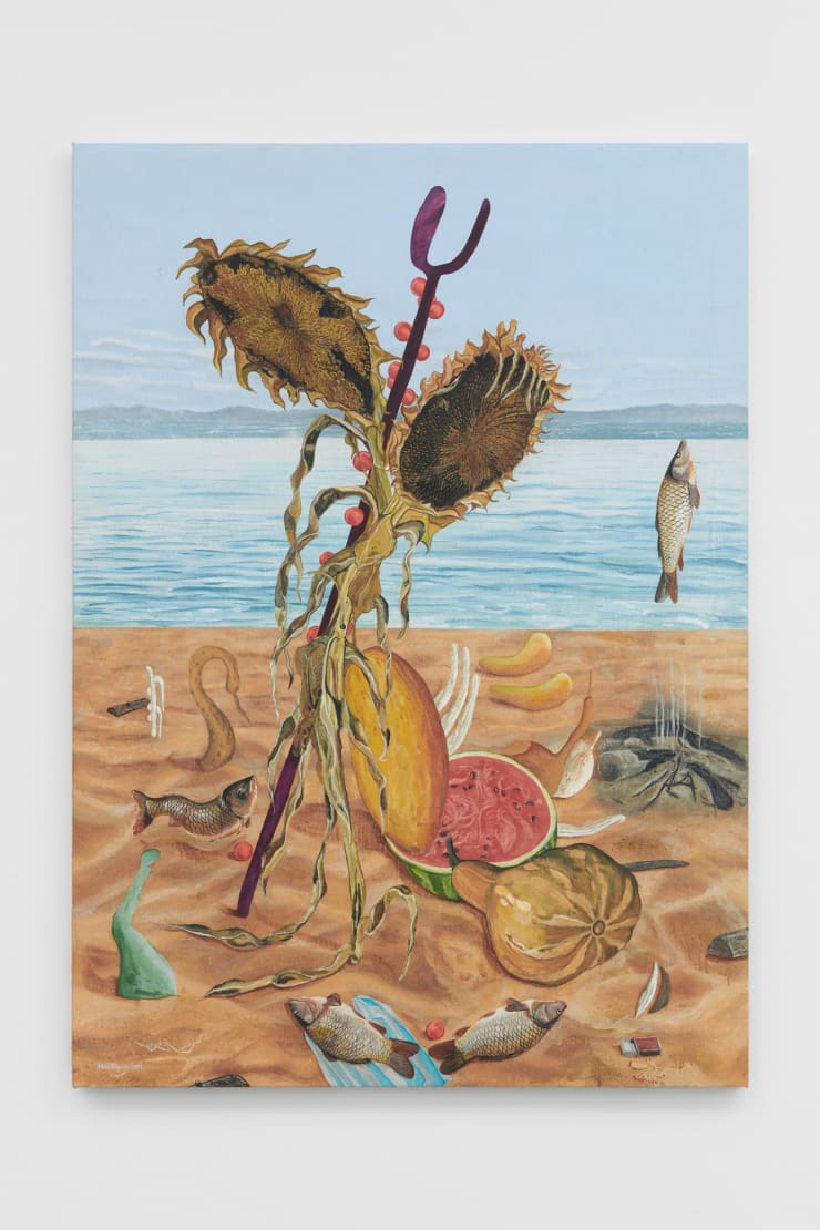 Hadi Alijani Untitled, 2023 Oil and acrylic painting on canvas 140 x 100 cm 55 1/8 x 39 3/8 in