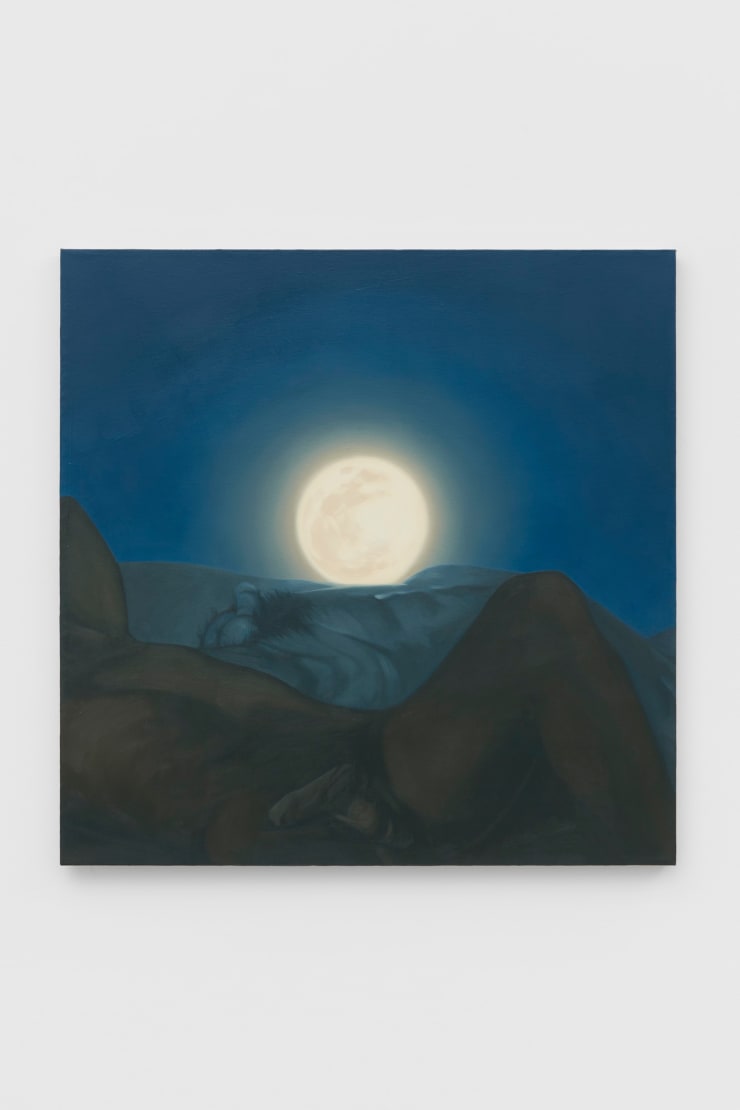 Alexandra Rubinstein The Moon Also Rises 6, 2022 Oil on canvas 76.2 x 76.2 cm 30 x 30 in