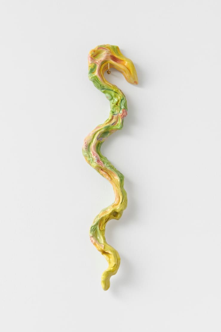 Zoe Williams Fools Stick, 2020 Glazed ceramic 50 x 9.5 x 4.5