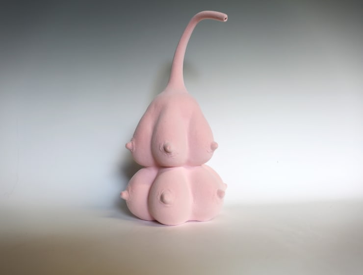 Charlotte Colbert Motherhood, 2018 Flocked ceramic 210 x 80 mm