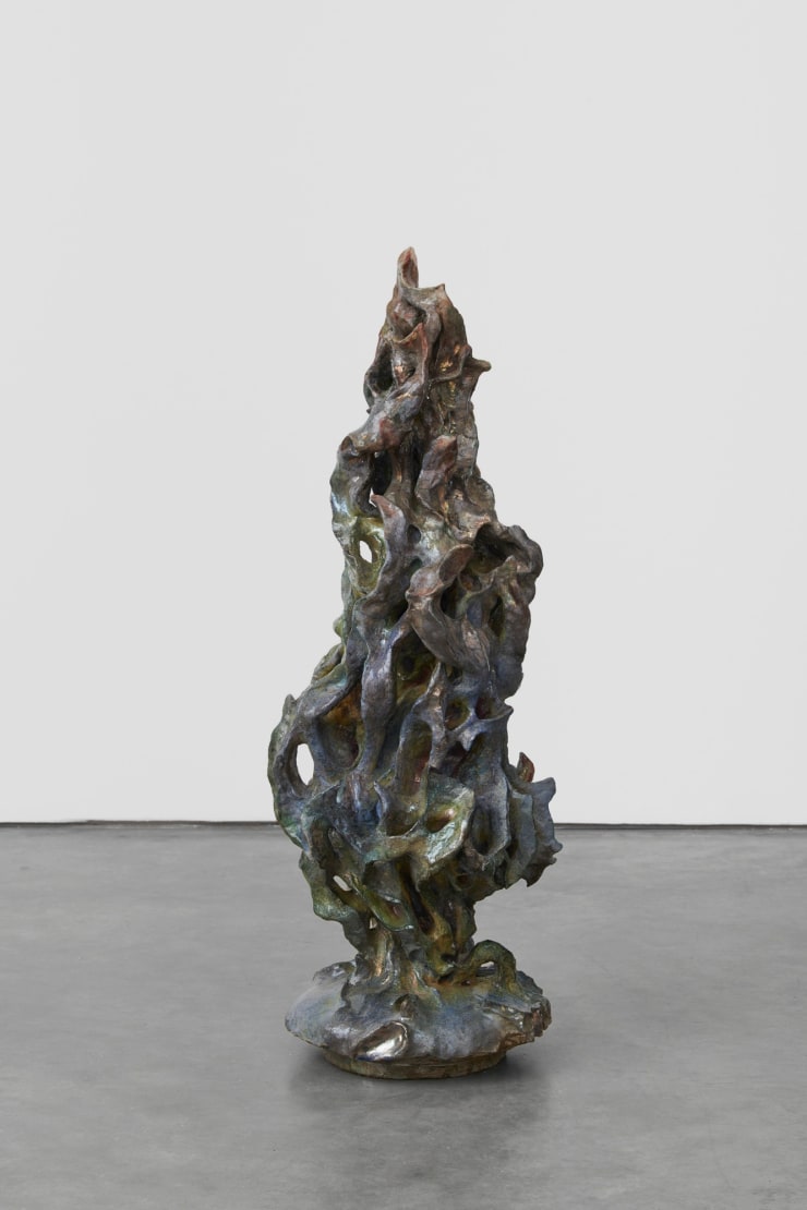 Bella Hunt & DDC Drive to Survive (Thruster Flame), 2022 Glazed ceramic 85 x 35 cm 33 1/2 x 13 3/4 in