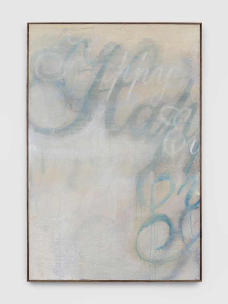 Allan Gardner Happy A, 2024 Ink and oil on canvas 120 x 90 cm 47 1/4 x 35 3/8 in (each panel)