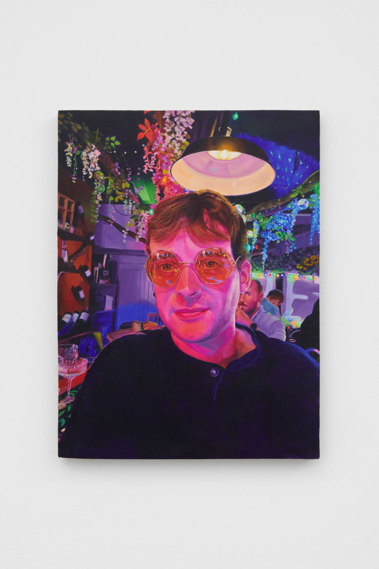 Alice Millier Knowing, 2023 Oil on wood 30 x 22.5 cm 11 3/4 x 8 7/8 in