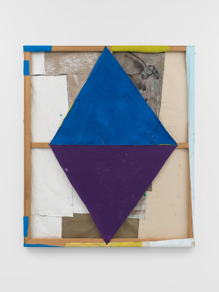 Bobby Dowler Painting-Object_01(c05-17), 2017 Paint and objects 172 x 146 cm 67 3/4 x 57 1/2 in