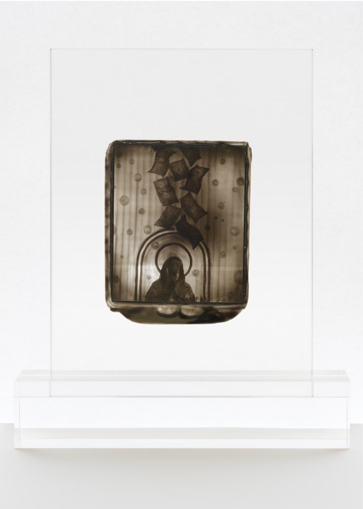 Henry Hudson Plate 5 detail from ‘The Rise and Fall of Young Sen’ - Saint Mary, 2017 Woodburytype print Image size: 150 x 100 mm Perspex stand: 50 x 250 x 50 mm