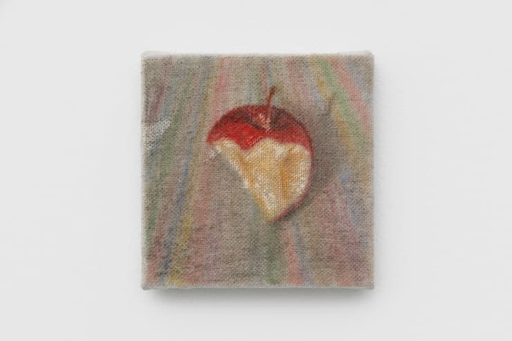 Katelyn Eichwald Apple, 2022 Oil on linen 4 x 4 in 10.2 x 10.2 cm